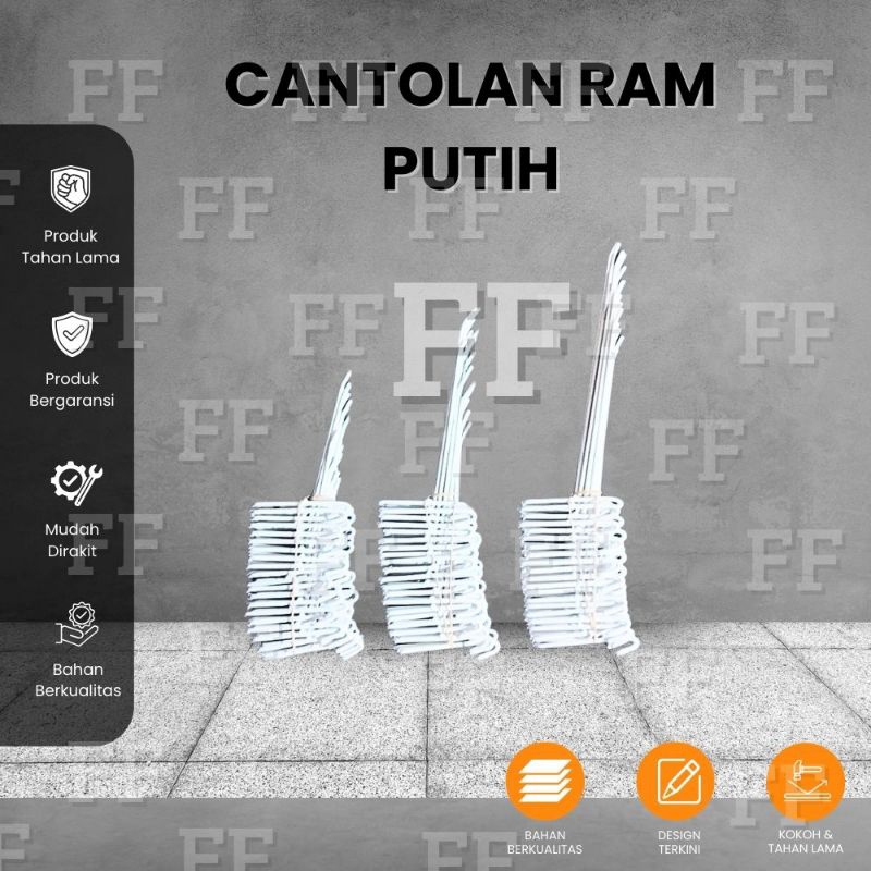 Cantolan Ram  [10pcs] # 10cm 15cm 20cm # hook ram # Gantungan ram