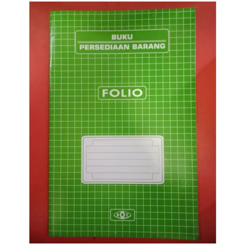 

BUKU PERSEDIAAN BARANG FOLIO