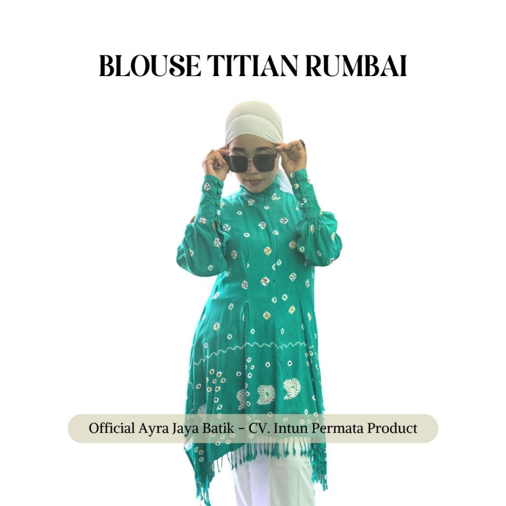 Ayra Jaya | Tunik Jumputan Rumbai | Tunik Batik Busui | Tunik Batik Jumputan | Tunik Rumbai Batik | 