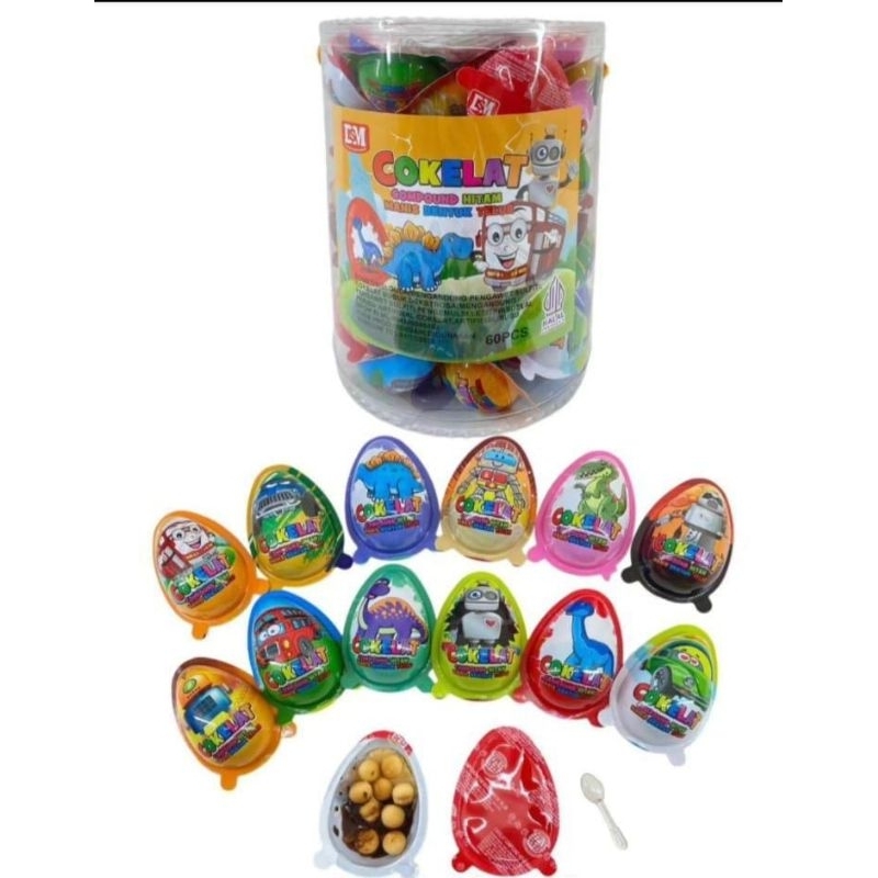 

DSM COKLAT COMPUND BENTUK SETENGAH TELUR ISI 60 PCS
