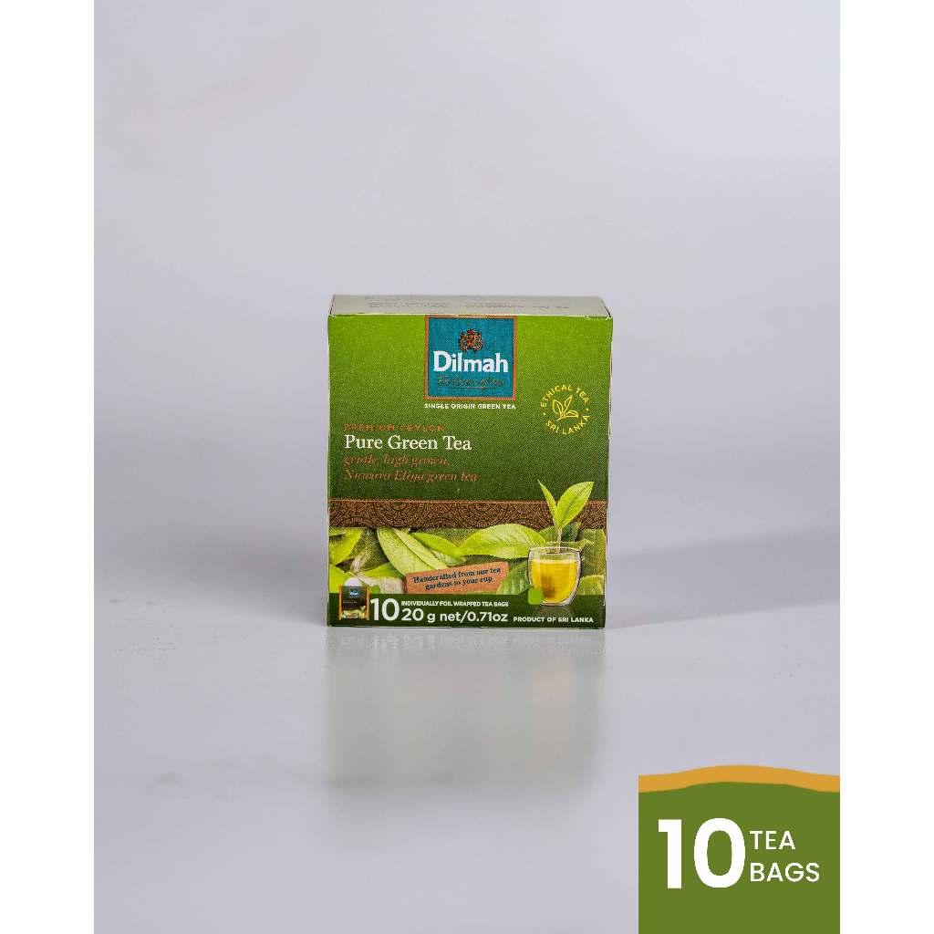 

Dilmah Pure Green Tea Envelopes 10s – Teh Celup