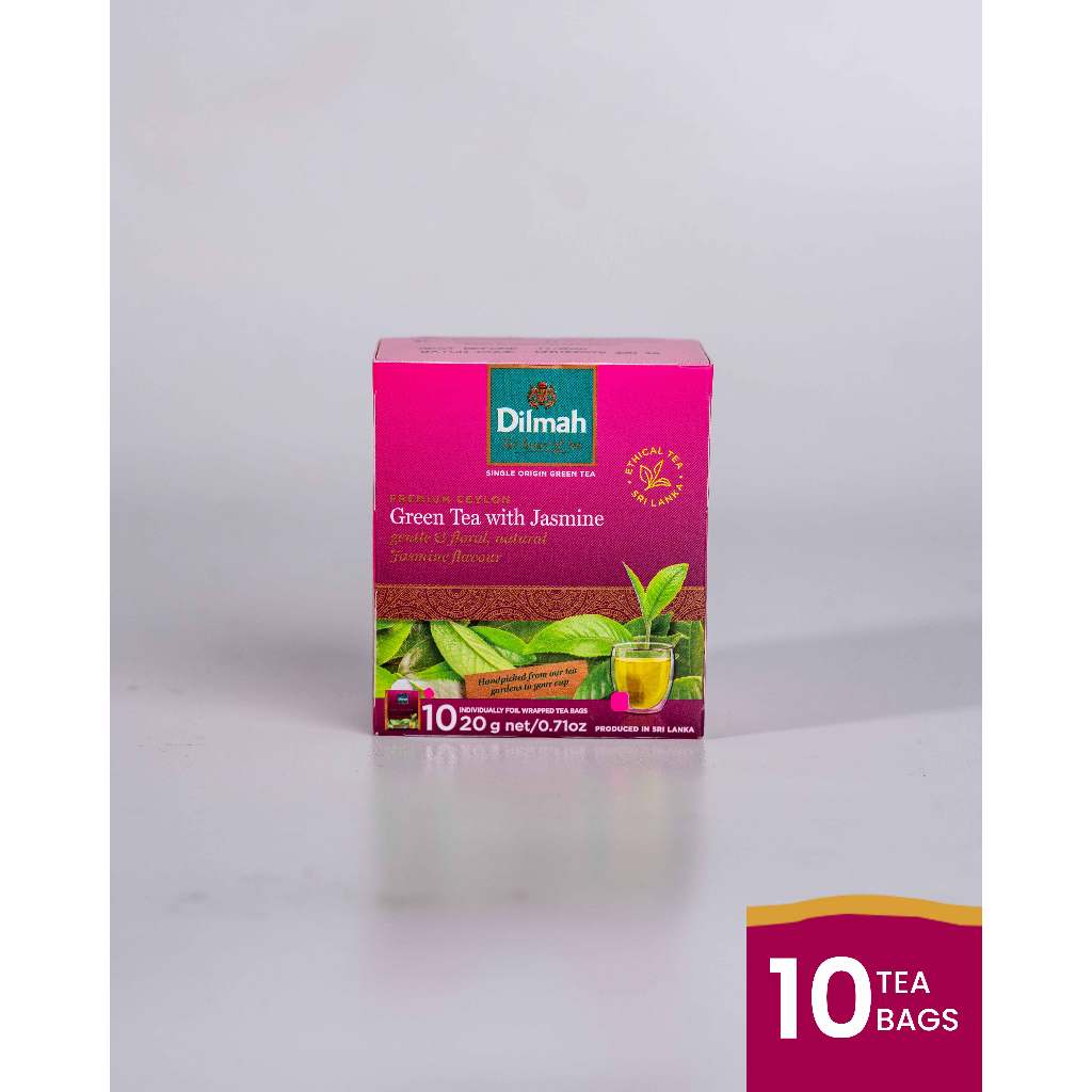 

Dilmah Green tea with Jasmine Envelopes 10s – Teh Celup