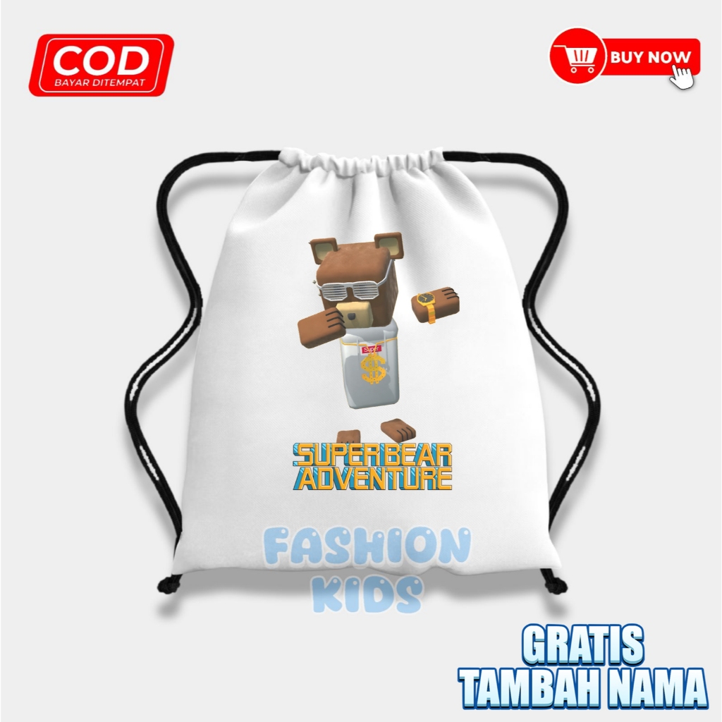 TAS SERUT ANAK SUPER BEAR ADVENTURE / TAS ANAK SUPER BEAR