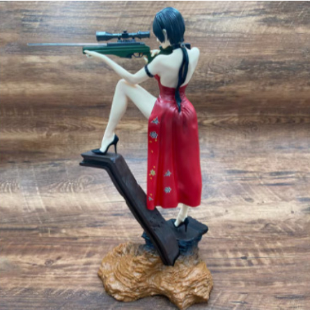 EDS Resident Evil Jill Valentine Leon Kennedy Ada Wong Patung PVC Action Figure Ada Wong Koleksi Mod