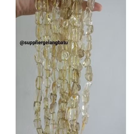 Limited hq natural Clear citrine abstrak 10 x 12mm citrine high quality