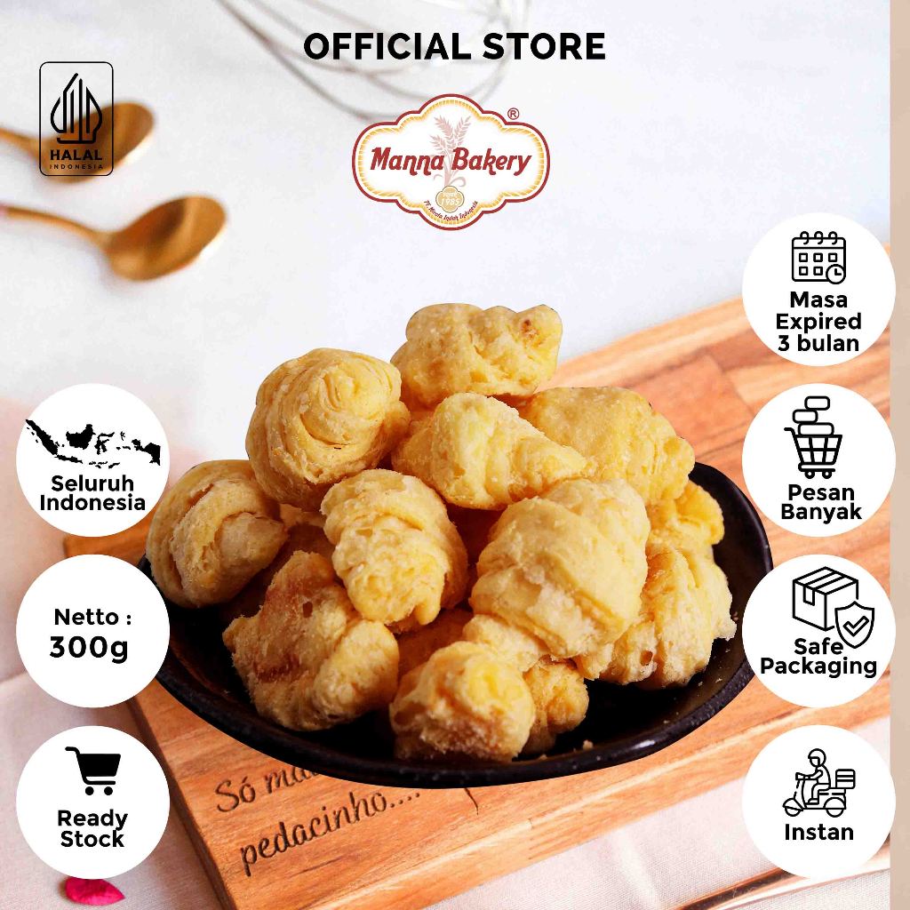 

LITTLE CROISANT KEJU /kue kering lebaran/ snack lebaran / camilan lebaran