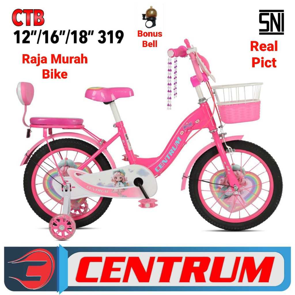 Sepeda Anak Perempuan Mini 18 Inch Centrum 319 Sepeda Anak Mini Centrum 319 18 Inch