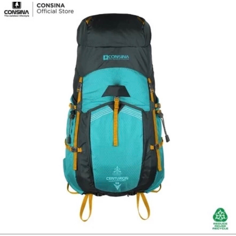 Consina Centurion Commander Expert Series Ransel Gunung 45L Include Raincover Tas Gunung Carrier Out