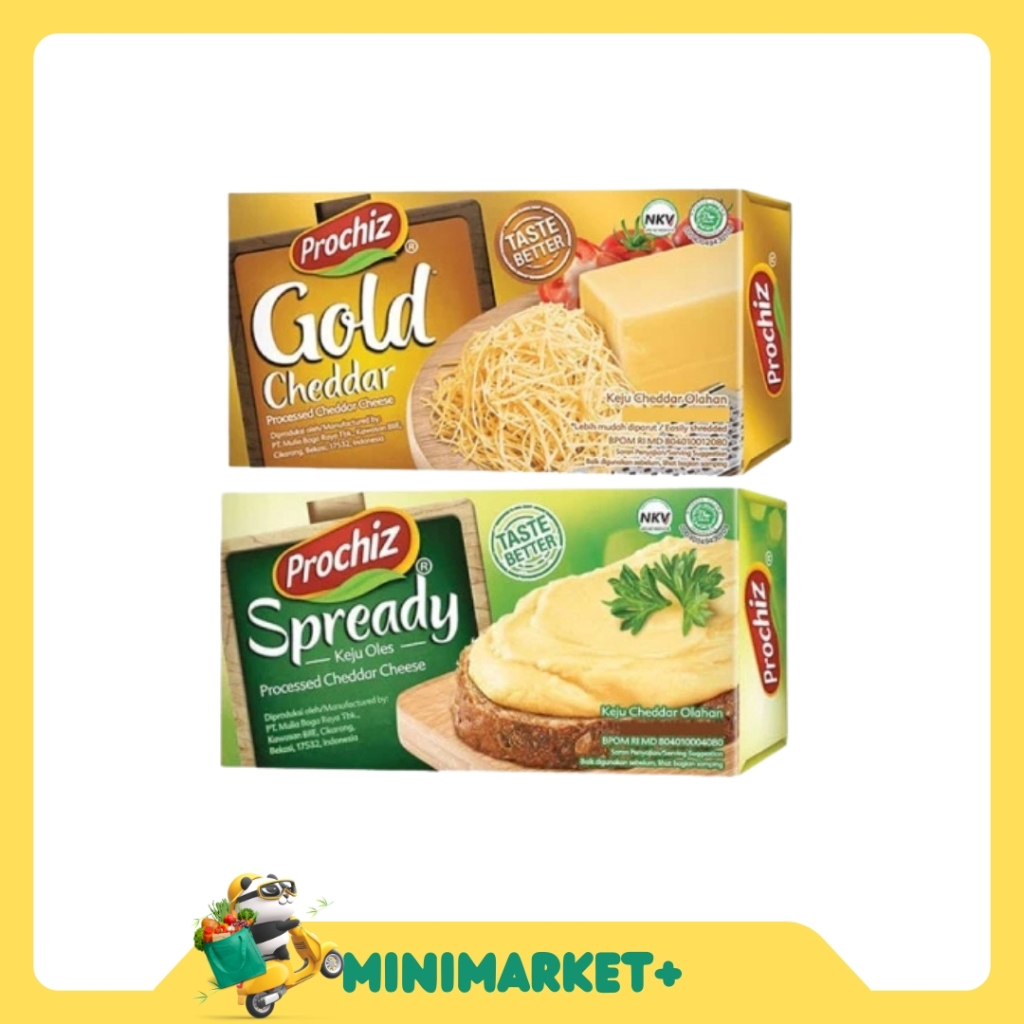 

PROCHIZ GOLD CHEDDAR / SPREADY CHEESE 160 GR