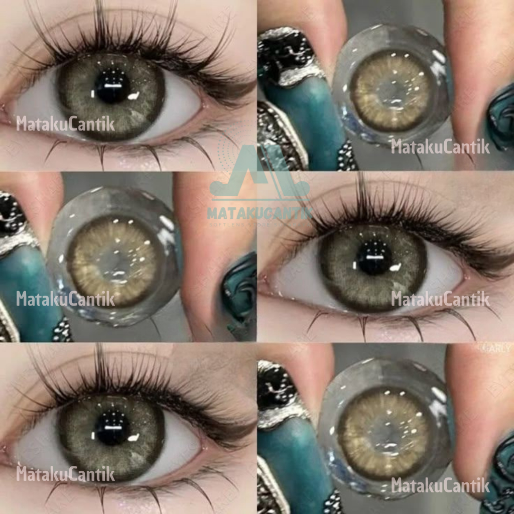 Softlens Brown Style DIameter 16 mm Big Eyes Efect Premium Softlens | Soflens Coklat Mata Belok | So