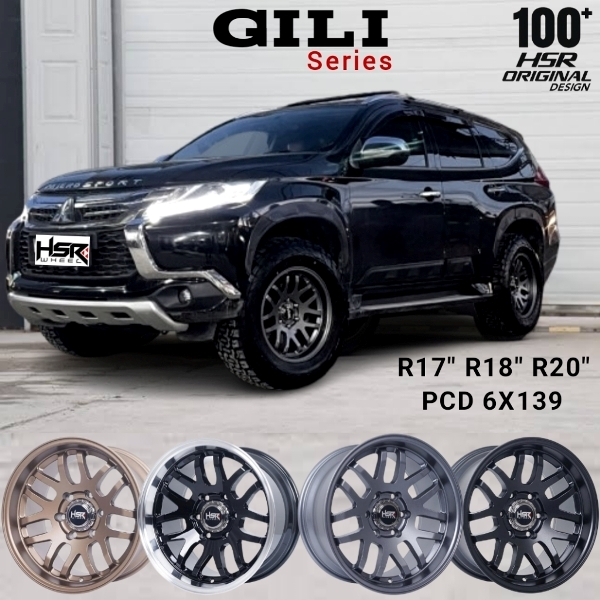 Velg Ring 18 HSR Gili Hole 6X139,7 Velg Standar Pajero Fortuner R18