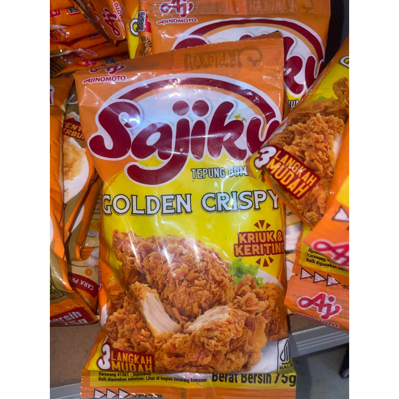 

isi 10 bungkus Sajiku Tepung Bumbu Serbaguna 75gr