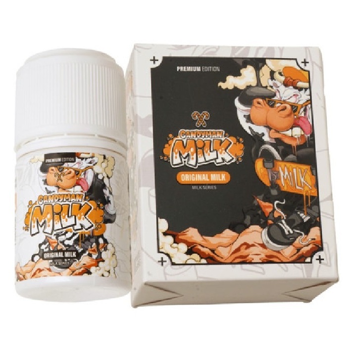 Liquid Vape Vapor Candyman Milk Original Milk 60ML By FVS Distribution / Candyman Liquid Milk Strawb