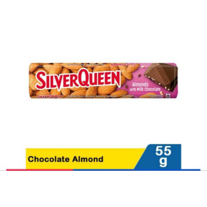 

silverqueen chocholate almond 55g