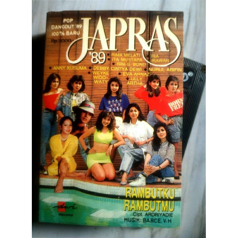 Audio kaset pita Original Pop Japras Album Rambutku Rambutmu