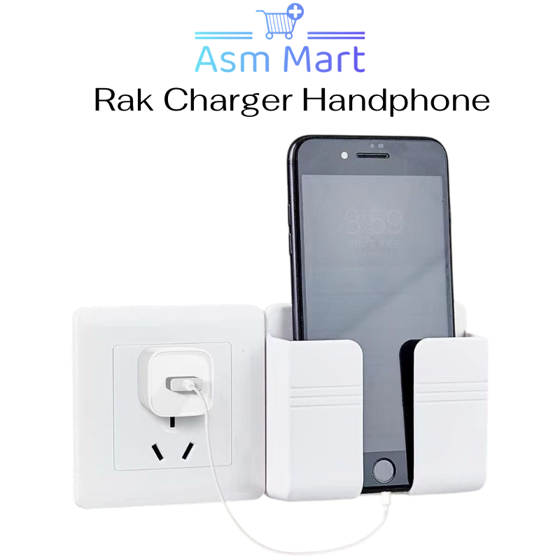 ASM - RAK CHARGER HP POLOS / RAK GANTUNGAN HP TEMPEL DINDING / RAK GANTUNGAN CAS HP TEMPEL DI DINDIN