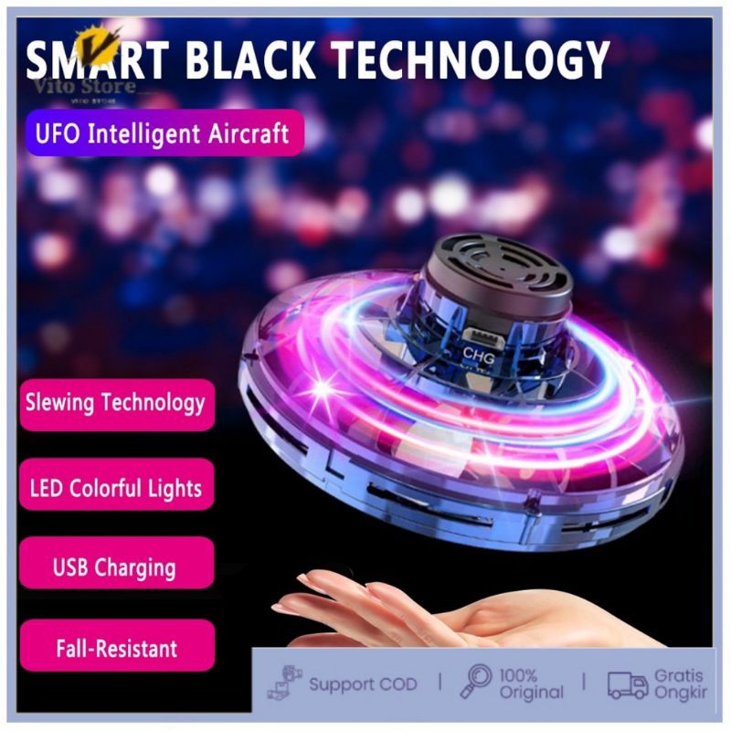 Mainan spine ufo terbang
