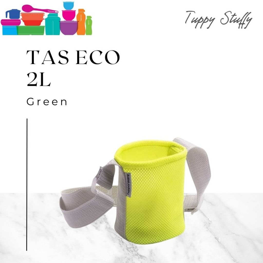 Tupperware Tas Eco Bottle 2liter (1)- Green | strap eco bottle 2L Ori Tupperware
