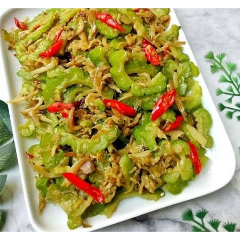 

Tumis Sayur Pare Lamongan (Tidak Pahit) Porsi 5-6 Orang