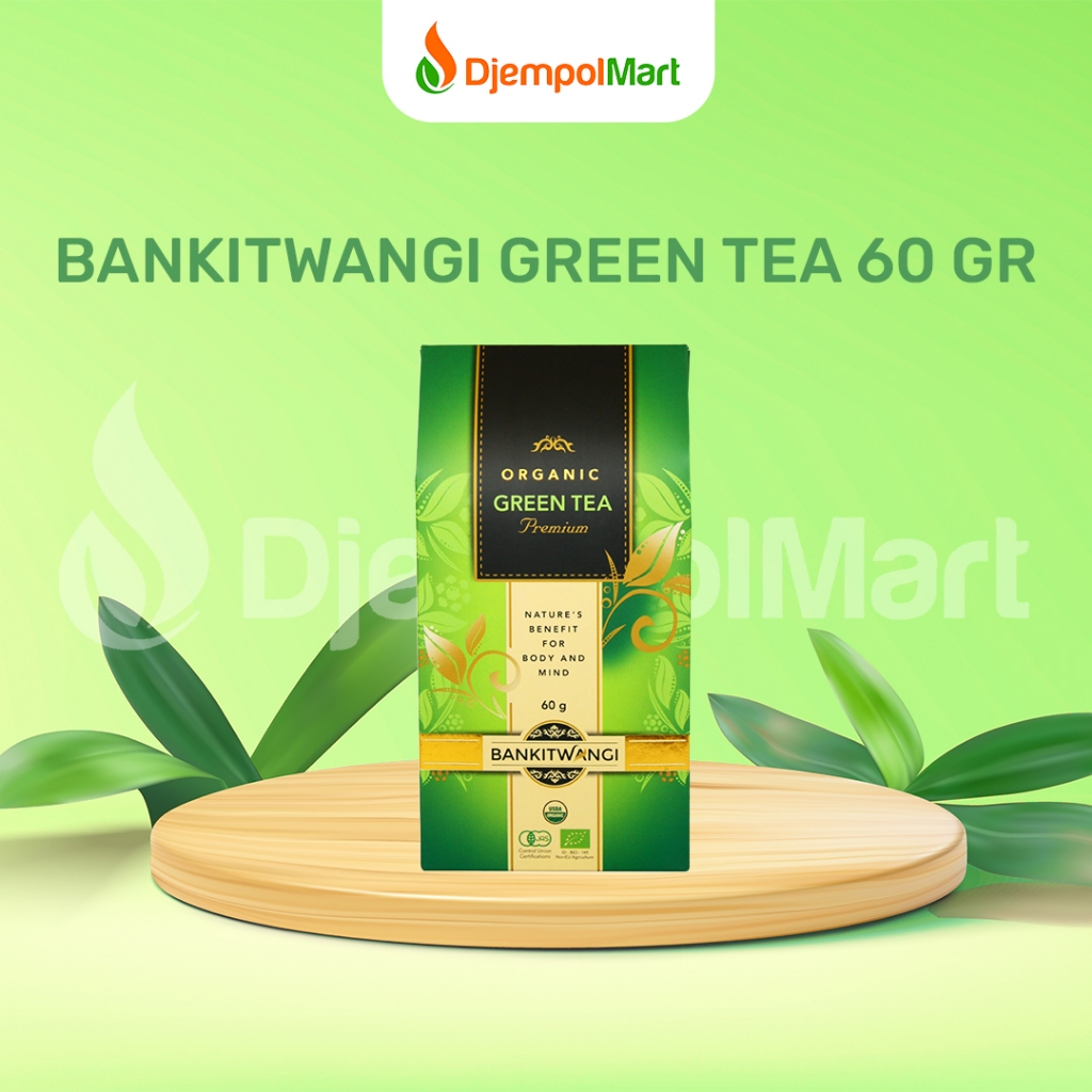 

Bankitwangi Organic Green Tea 60gr - Teh Organik,Teh Hijau,Teh Premium