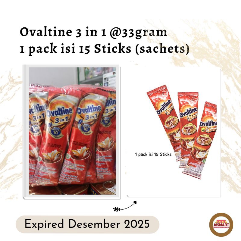 

Ovaltine 3 in 1 Stick