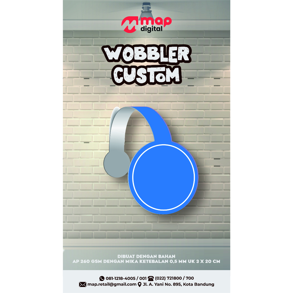 

Wobbler Mika Promosi/Display Produk Custom