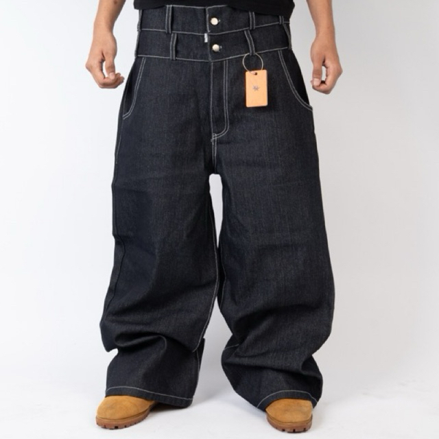 Mercie Studio - Double Belt Raw Denim