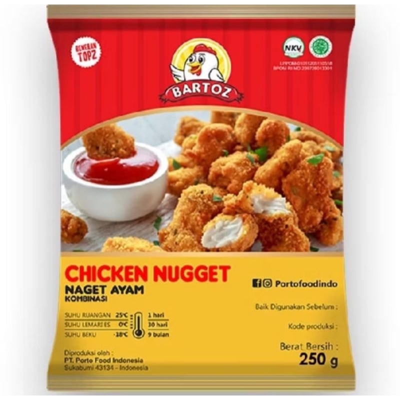 

Bartoz chicken nugget 250 gr