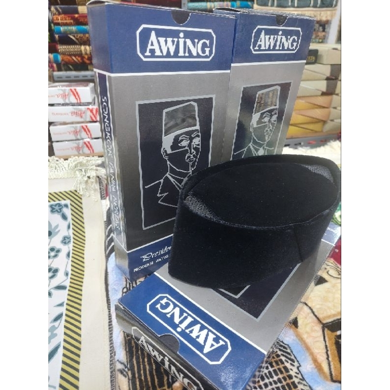 Peci Awing, Peci Hitam, Peci Resmi, Peci Songkok, Peci Awing Ac, Peci Dewasa Hitam Polos, Peci kopia