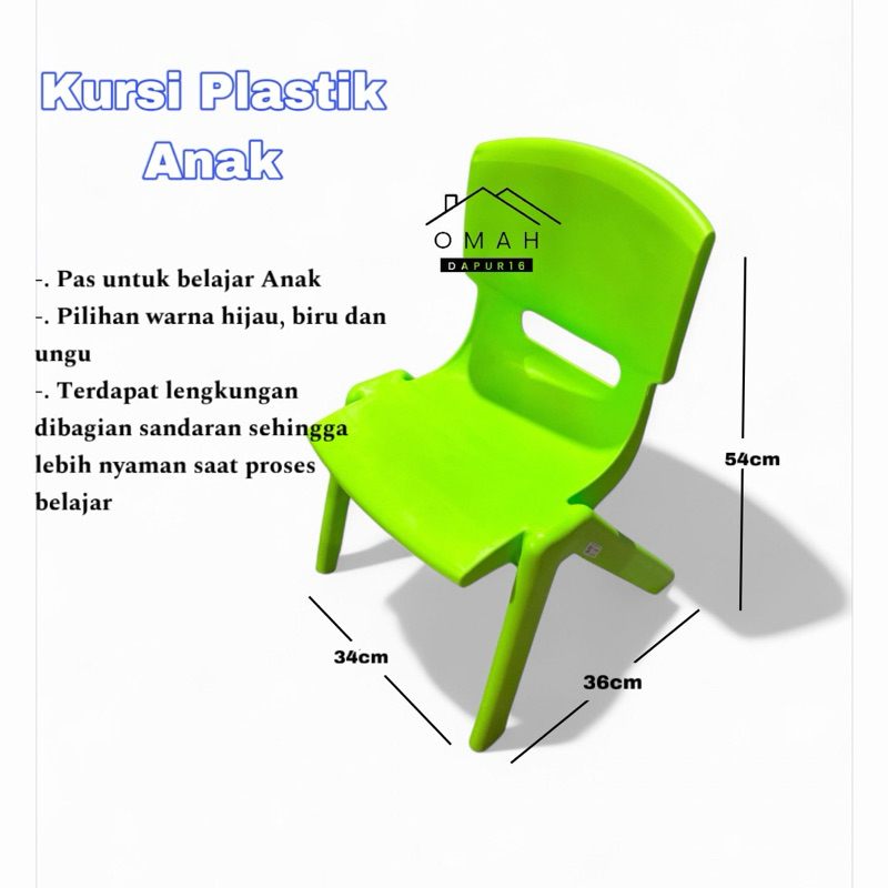 Kursi Plastik Anak Tk SD Paud | Kursi belajar Anak Kursi Playground | Kursi Angkringan