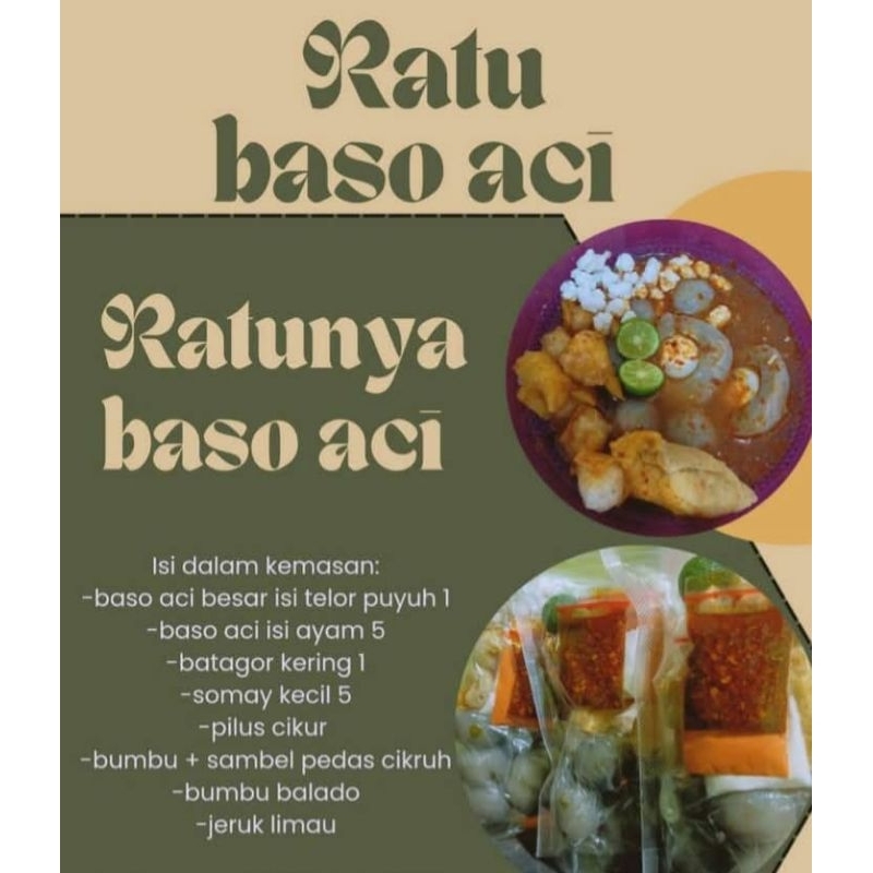 

baso aci isi telor ayam