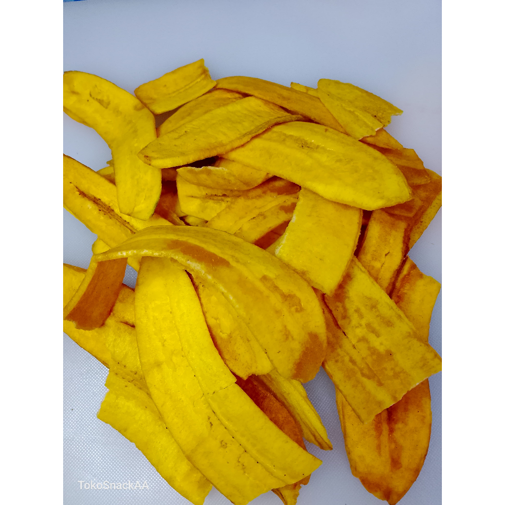 

MURAH !! KRIPIK PISANG ASIN GURIH 500 GRAM DAN 1 KG