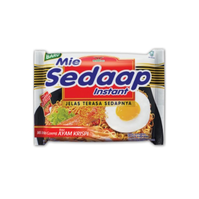 

Mie Sedaap Goreng Ayam Crispy Bag 88g, paket hemat 10pcs