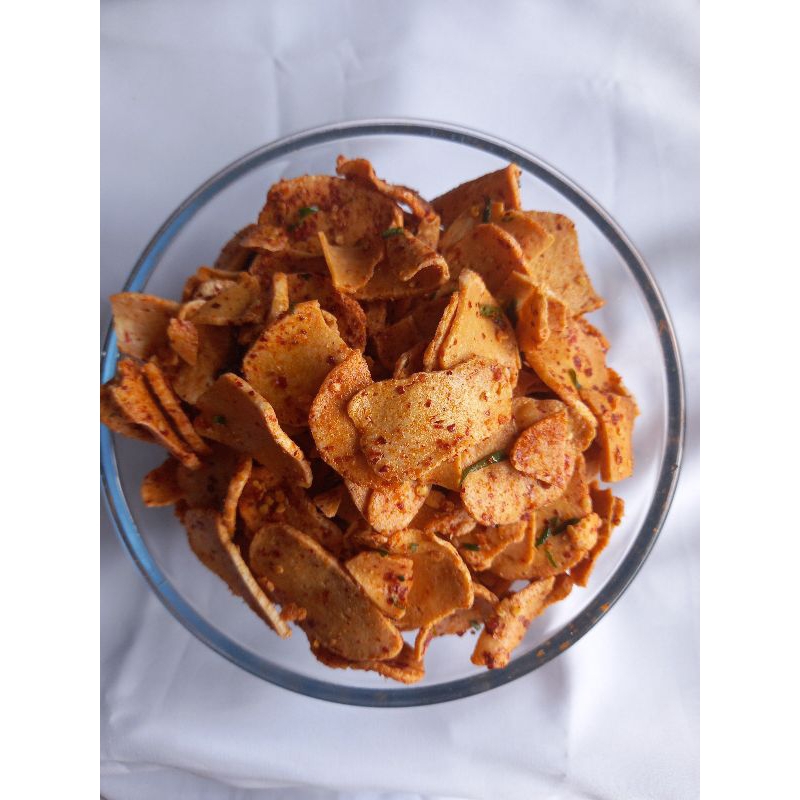 

Basreng Pipih Basreng koin Basreng Pedas jeruk Basreng renyah