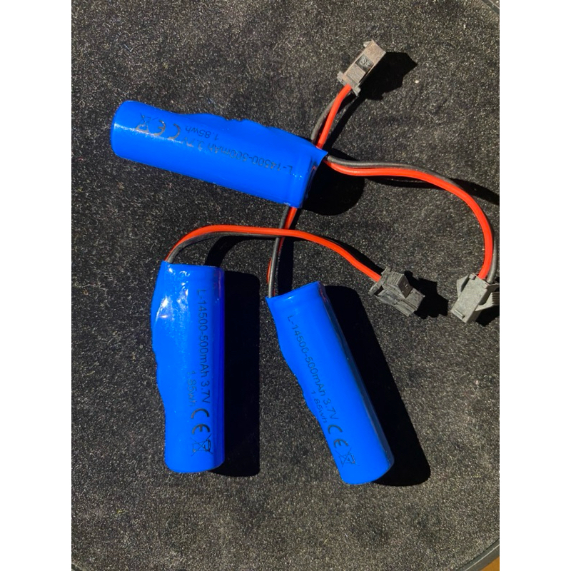 Baterai Cas Mobil remot / RC 3.7Volt (3pcs) batu cas
