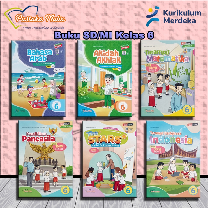 Buku Pustaka Mulia SD/MI Kelas 6 - Kurikulum Merdeka