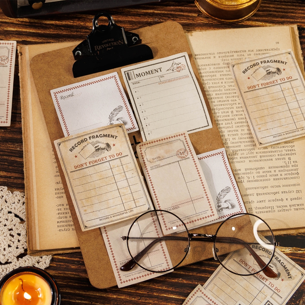 

30 Lembar Kertas Hias Seri Puitis Tahunan Untuk Dekorasi Scrapbook Bullet Journal Diary Jurnal Retro Vintage