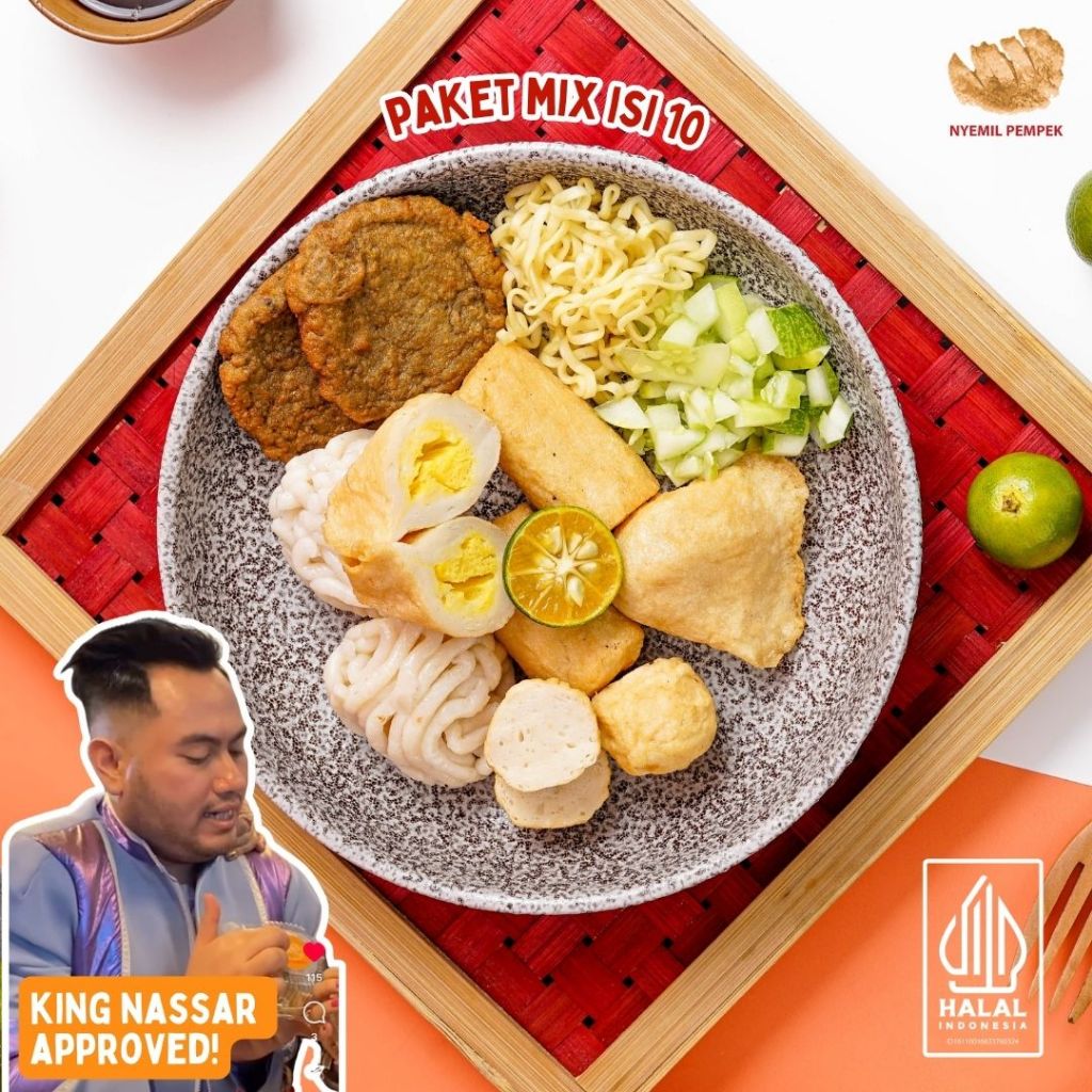 

[READY STOCK] Nyemil Pempek Palembang - Isi Mix 10