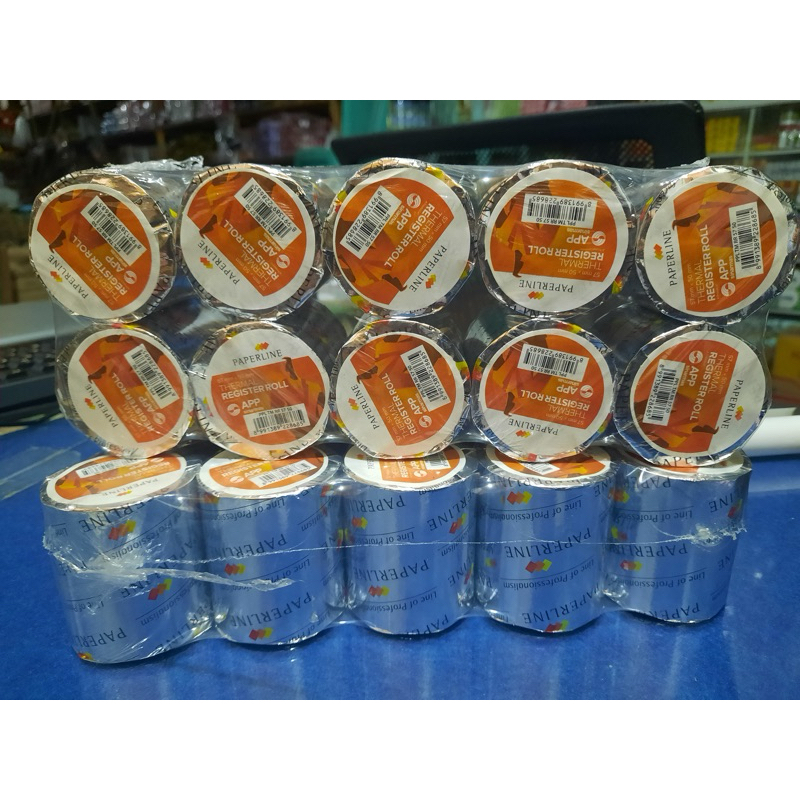 

Kertas thermal merk paperline / thermal register roll / kertas struk kasir