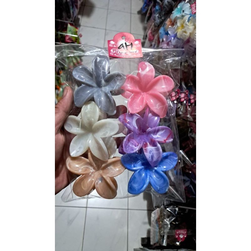Jepit bunga kamboja/ bunga bali JUMBO