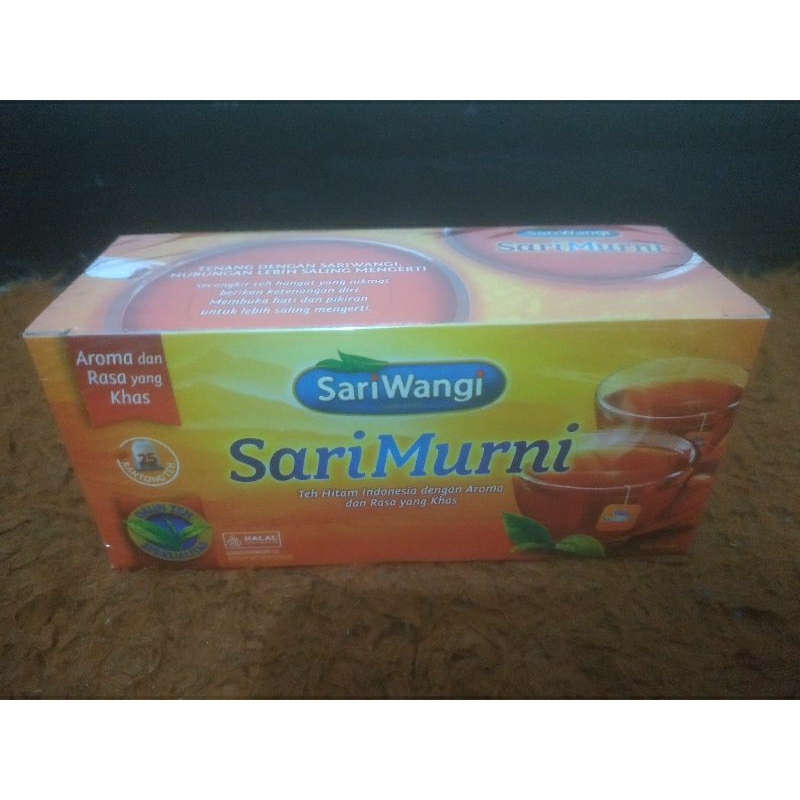 

TEH SARIWANGI SARI MURNI isi 25 kantong teh