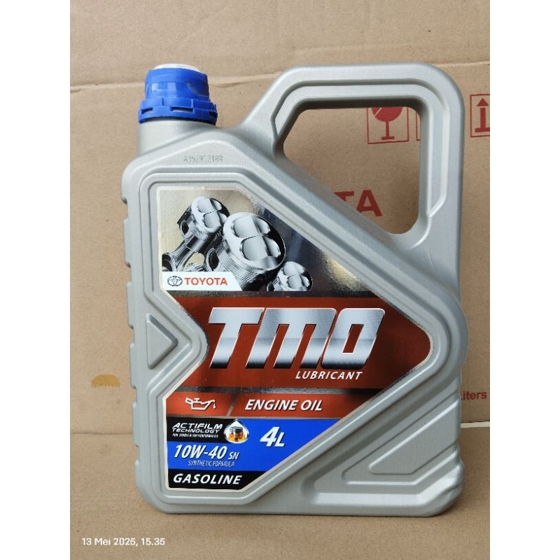 OLI OIL TOYOTA TMO BENSIN 4LITER 10W-40 PELUMAS OLI MESIN MOBIL AVANZA XENIA GRAND MAX PAJERO FORTUN