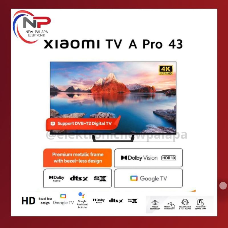 LED TV XIAOMI 43FHD GOOGLE TV