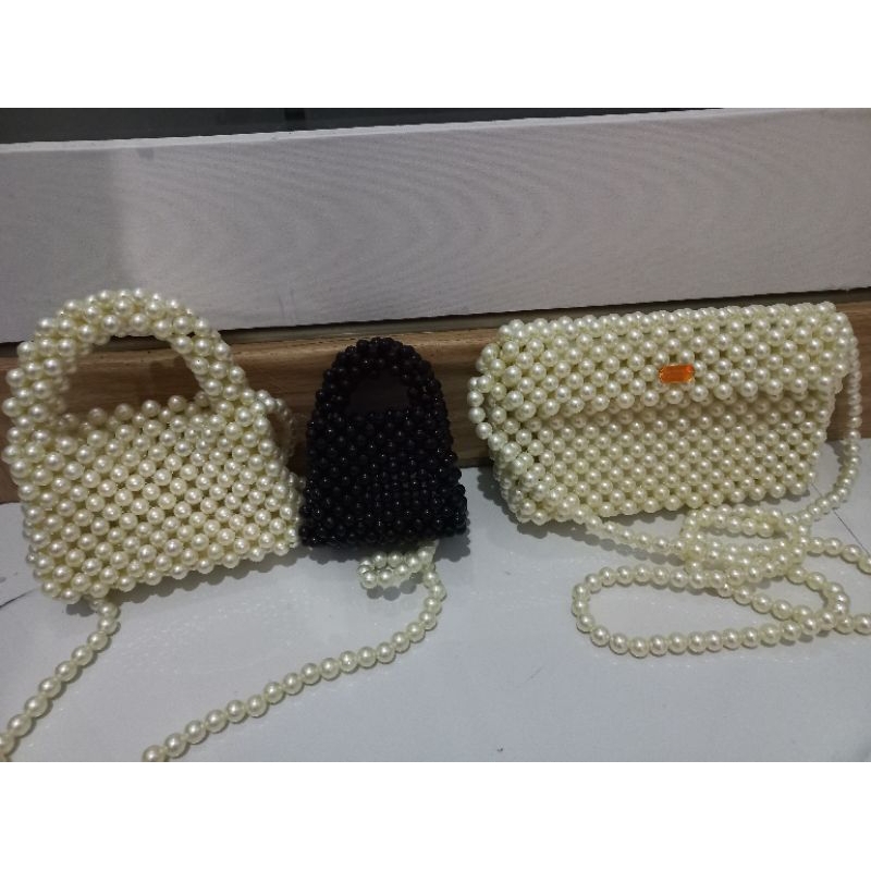 Tas Manik Manik /tas mutiara sintetis
