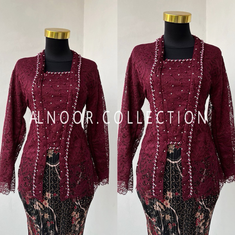 Kebaya Kutubaru modern | kebaya aurelia brukat | kebaya Remaja | Busui friendly | kebaya payet | Keb