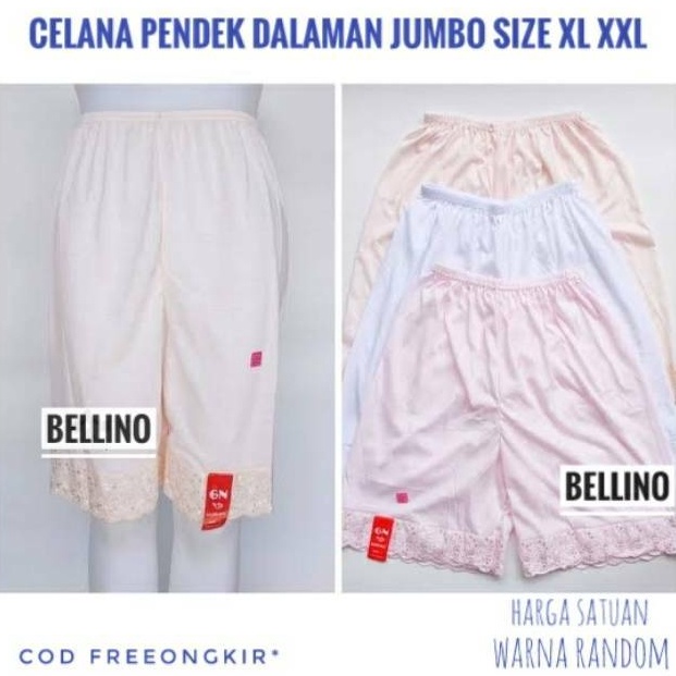 KODE H26J Celana Dalaman Short Androk Kulot Pendek Muat Jumbo Yutind Golden Nick By Belbra