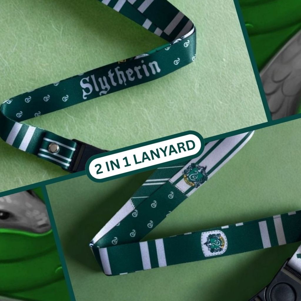 

Double-Side Lanyard SLYTHERIN Harry Potter Merchandise Tali ID Card (unofficial)