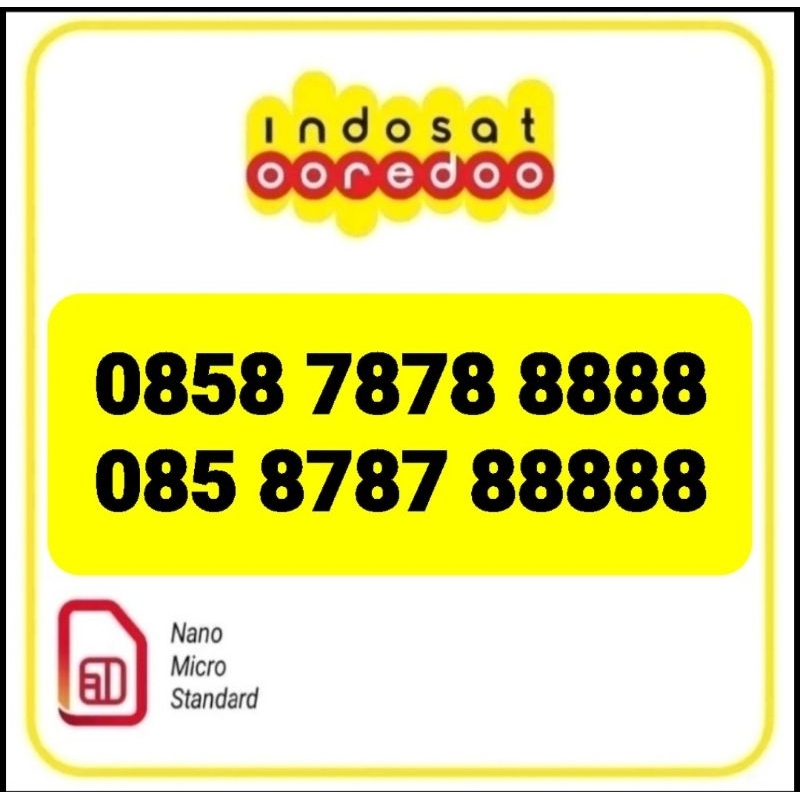 NOMOR CANTIK IM3 SUPER CANTIK 0858 7878 8888