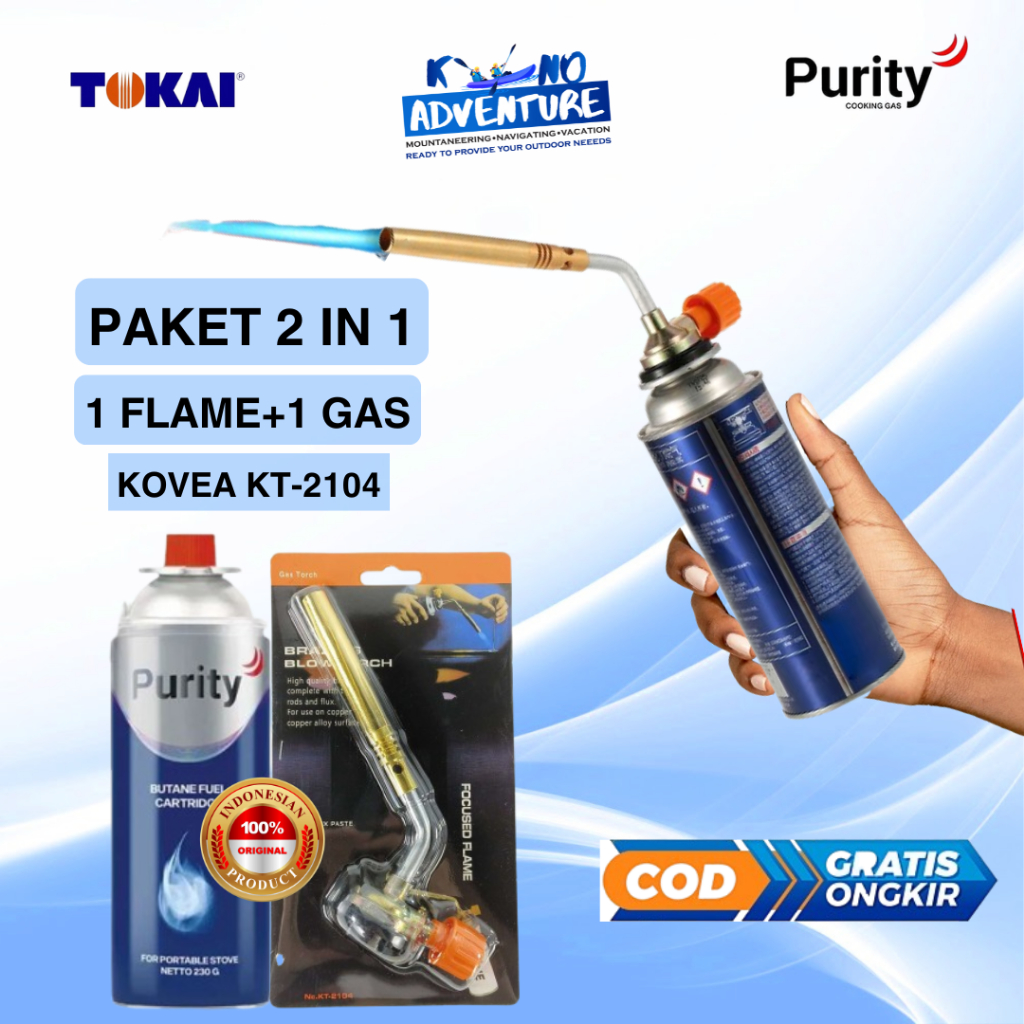 KEPALA LAS GAS TORCH PORTABLE BLENDER LOW TORCH / GAS TORCH MANUAL ORIGINAL / Flame gun kuningan / f