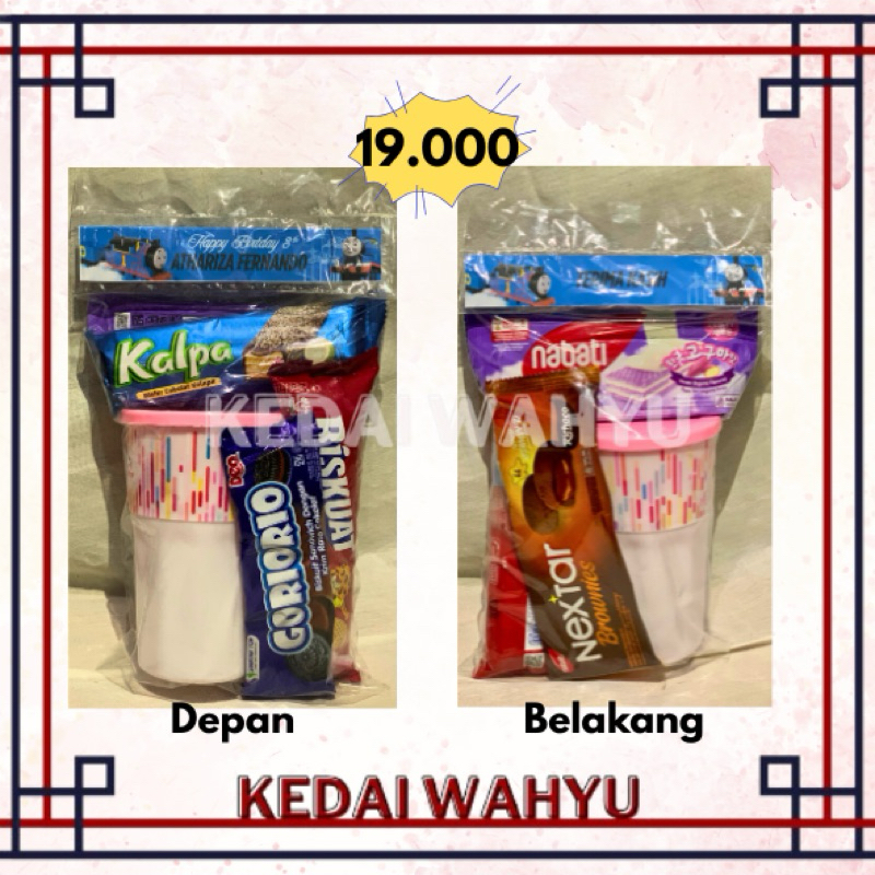 

Hampes bingkisan ulang tahun / tahlil / hajatan dll